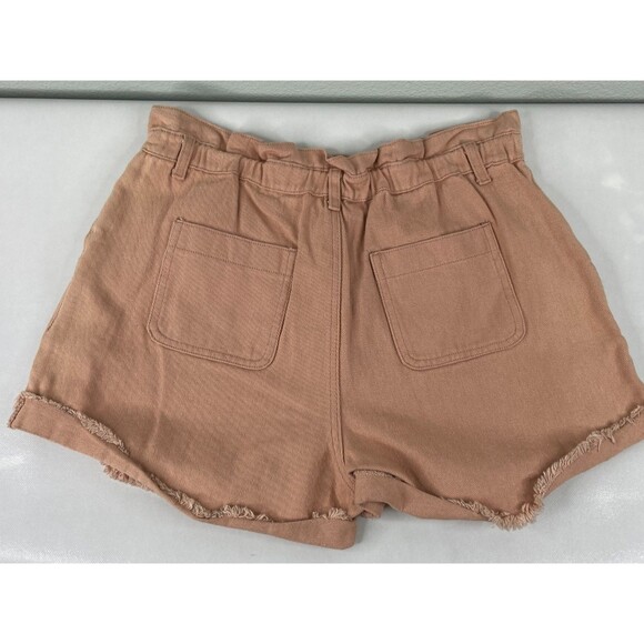 New In Collection Women Large Margo Shorts Denim Peach Cut Off Cuff NWT - Picture 2 of 8